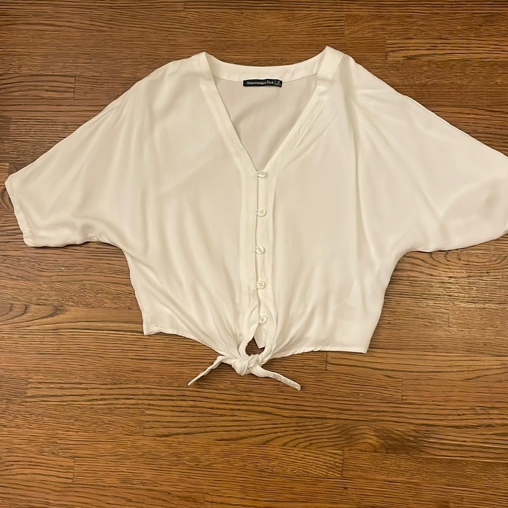 Abercrombie and Fitch white blouse size small